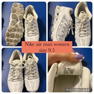 Nike White Sneakers with Air Max Cushioning